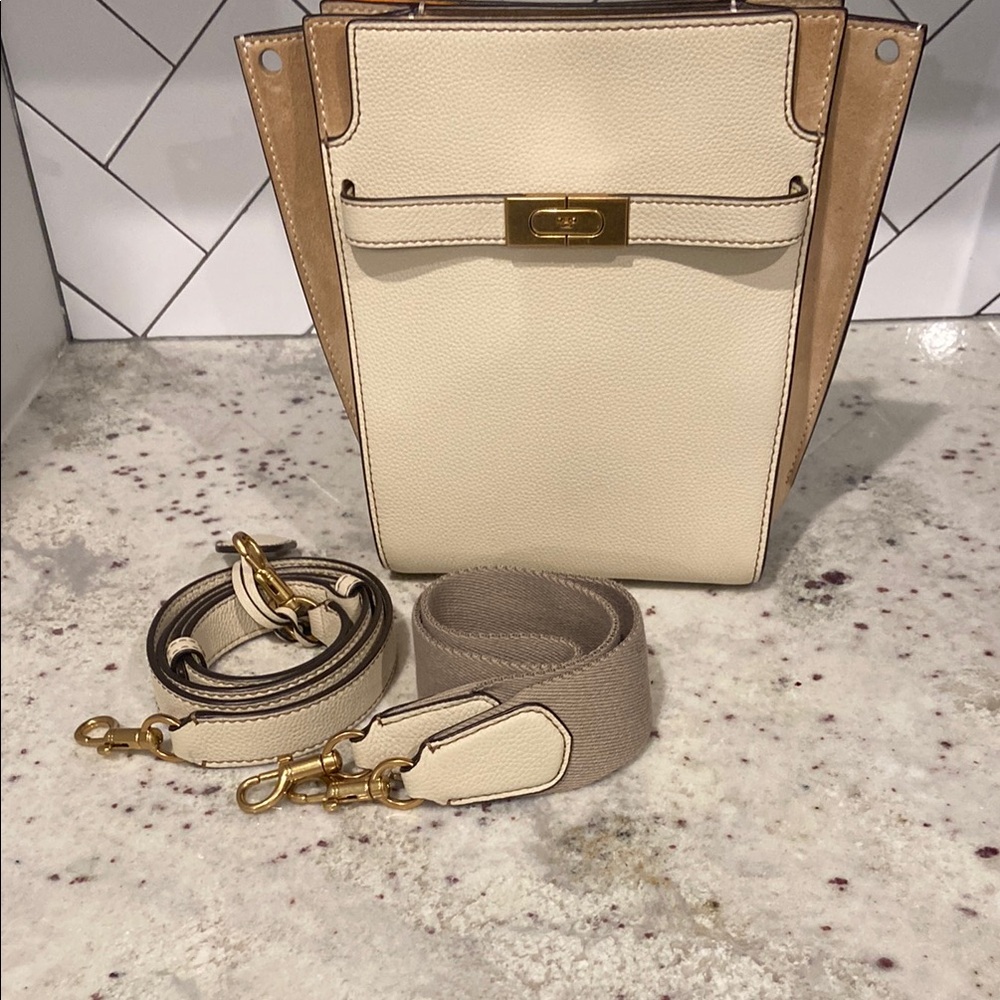 Tory Burch Lee Radziwill Double Bucket Shoulder Bag